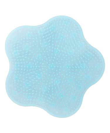 Buy Shower Foot Scrubber with Suction Cup - Blue Foot Cleaner for Peeling & Massage - International Shipping - Buy Online on GoSupps.com