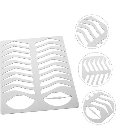 FOMIYES Eyebrow Template Mold Eyebrow Ruler Stencils Eyebrow Stencil Lip Stencil Eyebrow Trimming Lip Makeup - Buy Online on GoSupps.com