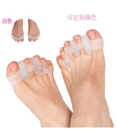 Toe Separator Silicone for All Toes - Hallux Valgus Correction | Soft Gel BPA-Free 2 Pairs - Buy Online on GoSupps.com