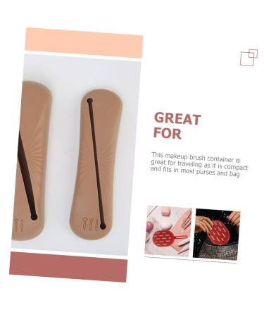 Shop 5 Sets Beauty Egg Cosmetic Bag | Multifunctional Silicone Sponge & Brush Holder for Travel | Organize Your Makeup Essentials - Buy Online on GoSupps.com