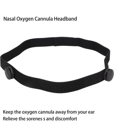 Nasal Oxygen Cannula Ear Protector Nasal Oxygen Cannula Headband Reusable Patient Adjustable Elastic Flexible Cannula Headband for Hospital - Buy Online on GoSupps.com