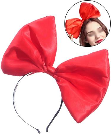 Frcolor Super Large Red Bowknot Headband Women and Girls' Hair Hoop Bow Headdress Hair Accessories for Party and Cosplay Decoration (Red) - Buy Online on GoSupps.com