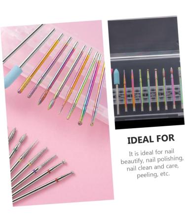 POPETPOP 1Set Alloy grinding head acrylic nail art tools carbide cuticle remover bits Nail Drill Bits acrylic nail tools Manicure Drill Bit diamond Tungsten steel alloy cell phone - Buy Online on GoSupps.com