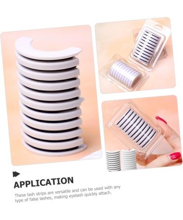 Angoily Self Adhesive Lash Strips Clear 2 Boxes Self Adhesive Eyelash Adhesive Strip Jelly Replace Resin Glue Lash Strips Clear Band - Buy Online on GoSupps.com