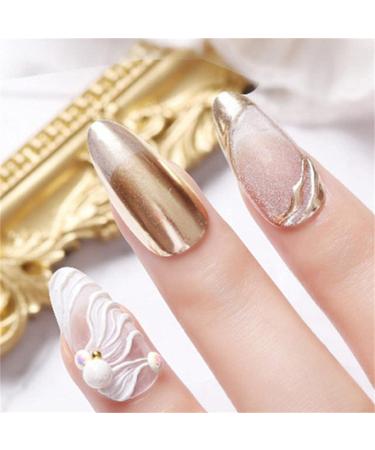Chrome Air Cushion Nail Powder Pen - Holographic Mirror Effect Manicure Magic Pen - Laser Gold Silver Phantom Sponge Nail Pen - 1PC - Buy Online on GoSupps.com