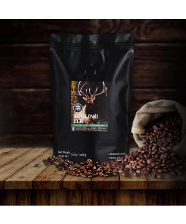 OLE Smokes Coffee | Whole Bean Coffee | Medium Roast | Hunter's Blend | "Bugling Elk" | 12 OZ Bag | Pack of 2 - Buy Online on GoSupps.com