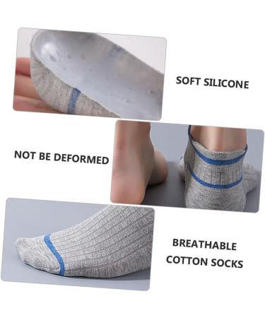 Height Increase Inner Socks & Insoles - Reusable Heel Protector Non-Skid Cotton Shoe Pads for Comfort & Warmth - Buy Online on GoSupps.com