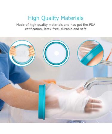 Doact Kids Waterproof Hand Plaster Cover - Reusable Shower Protection for Children's Wounds Finger & Hand Bandages - 35cm Shell Pocket - Buy Online on GoSupps.com