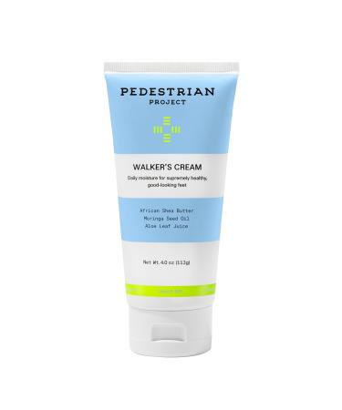 Pedestrian Project Walker s Foot Cream - Deeply Hydrates  Softens Calluses and Smooths Skin with Soothing Shea Butter  Moringa Seed Oil and Aloe Leaf - Vegan  Cruelty Free  4 oz