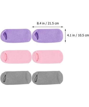 DOITOOL 9 Pairs Foot Gel Socks Non Lotion Socks Cosmetic Moisturizing Socks Beauty Salon Gel Socks Moisturizing Socks Overnight Moisture Enhancing Socks Spa Miss Vegetable Gel Hydrating - Buy Online on GoSupps.com