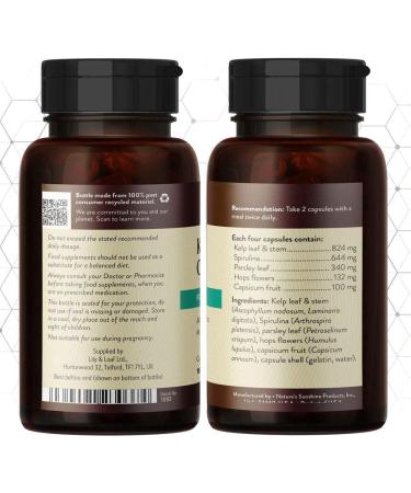 Nature's Sunshine Kelp & Hops Combo (100 Capsules) - Organic Herbal Blend - Buy Online on GoSupps.com