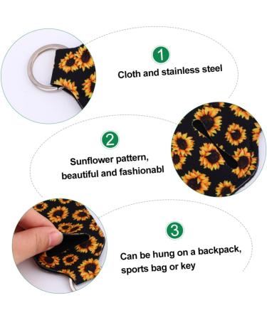 4 Pcs Healvian Liquid Bottle Cover Keychain Set for Travel - Ideal for Lipstick, Hand Soap, Lotion, Hand Wash - Portable and Convenient Holder Bags - Buy Online on GoSupps.com