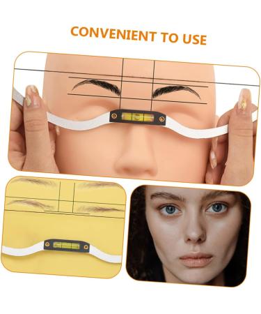 Angoily 3 sets Measure Measuring Bow Bow-shaped Shaping Eyebrow Kit Shaper Mapping Corrector Level Tool 22.5x4.3cmx3pcs Silverx3pcs - Buy Online on GoSupps.com