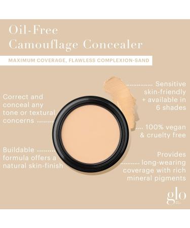 Glo Skin Beauty Oil Free Camouflage Concealer Correct and Conceal Imperfections Blemishes & Dark Spots - Sand - Buy Online on GoSupps.com