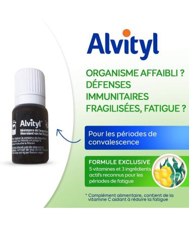 Alvityl - Resistance vials of the body - Spirulina Royal Jelly Active Ferments Vitamins - Patented vial - 80 ml - Buy Online on GoSupps.com