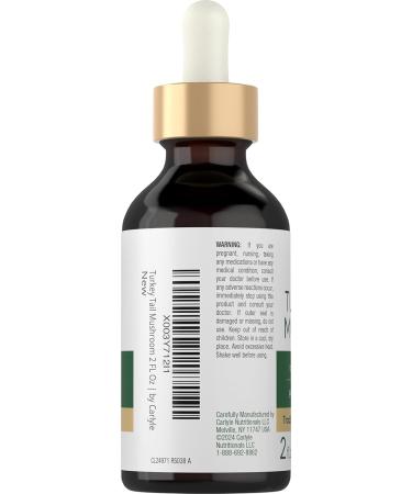 Carlyle Turkey Tail Mushroom Extract Liquid | 2 FL Oz | Herbal Tincture Drops | Vegetarian Formula | Non-GMO Gluten Free Supplement - Buy Online on GoSupps.com