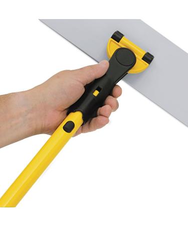 HYGEN Quick Connect Single-Side Frame/Wet/Dry Mops 18w x 3 1/2d Aluminum Yellow - Buy Online on GoSupps.com