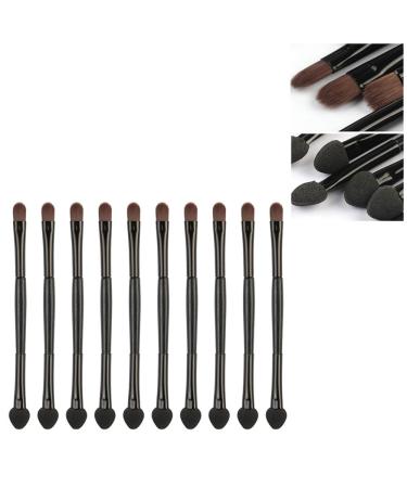 10 Professional Dual-Sided Eyeshadow Brushes & Sponge Applicators for Women - Perfect Cosmetic Tools for Flawless Makeup - Buy Online on GoSupps.com