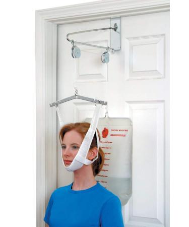 DMI Over the Door Posture Corrector and Cervical Neck Traction Device for Physical Therapy, FSA HSA Eligible Neck Stretcher, Back Stretcher, Neck Pain, Migraine Relief, Back Pain or Arthritis