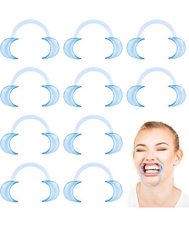 10 pieces C-shape Mouth opener cheek holder mouthpower intraoral lips mouth mouthpiece mouth opener game dental cheek holder for home dentistry usage and party game