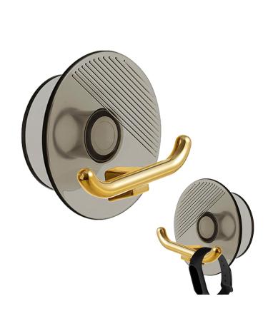 Huaxingda plug-in cable holder connector holder hook socket organizer-drill-free key bathrobe hook for the kitchen toothbrush holder storage hooks for coat plugs robes bathroom translucent gray