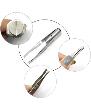 Webrauen Light Steel Tweezers for Precision Hair Removal Perfect for Face & Nasal Hair Splinters & More - Buy Online on GoSupps.com