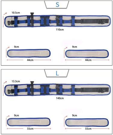 Medical Gait Belts Transfer Lift Belt Patient Lift Transport Sling with Leg Loops Standing Mobility Aid Walking Strap Walking Stand Lift Ambulation Assist Medical Equipment for Wheelchair Small - Buy Online on GoSupps.com