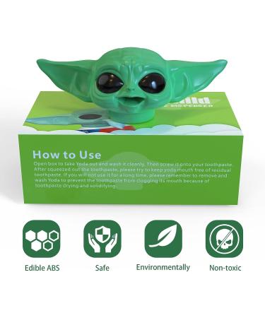 2022 Baby Yoda Toothpaste Cap Dispenser for Kids and Adults - Funny Green Toothpaste Topper for Fans - Buy Online on GoSupps.com