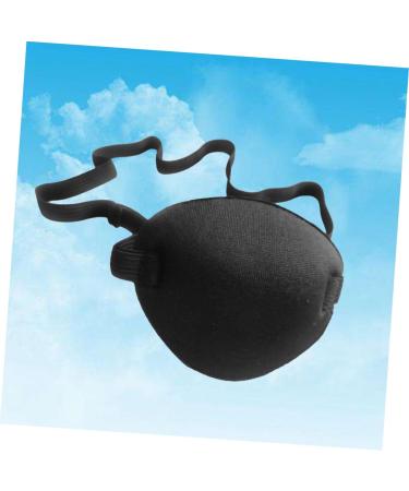 FOMIYES 2pcs Lazy Eye Patch Blindfolds for Adults Single Eye Cover Eye Patches for Adults Eyepatch Black - Buy Online on GoSupps.com