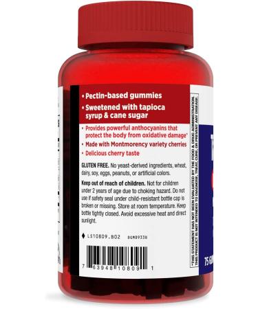 Nature's Way Tart Cherry Ultra Gummies - 75 Count Enzymatic Therapy Supplement - Buy Online on GoSupps.com