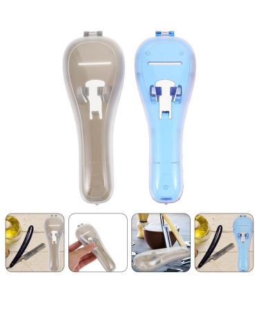 PopetPop 2-Piece Beard Razor Holder Box - Safety Case for Men - Blue Gray Razor Keeper - Buy Online on GoSupps.com