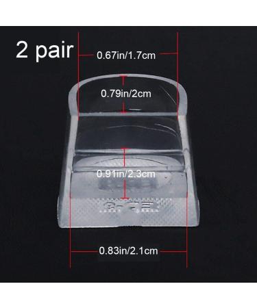 High Heel Protectors Heel Stoppers Covers Anti Slip Latin Stiletto Dancing Covers High Heel Silicone Protectors Shoe Care Kit 2.1*2.3*2.0*1.7cm - Buy Online on GoSupps.com