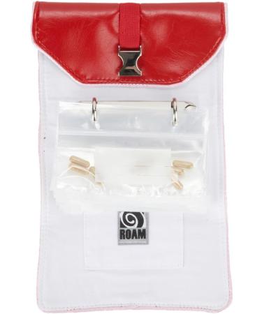 Wellness Travel Pack - Versatile Pill Organizer Wallet for All Medications | Secure Zip Bags & Customizable Label (Red - Buy Online on GoSupps.com