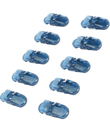 Hearing Aid Lanyard Clip - Durable & Lightweight 10pcs Multipurpose Rope for Clothing (Light Blue) - International Shipping Available - Buy Online on GoSupps.com