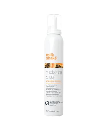 milk_shake Moisture Plus Whipped Cream No Rinse Moisturizing Foam For Dry Hair Tropical Papaya 6.8 Fl Oz (Pack of 1)