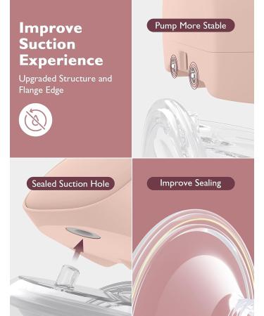 MomcoZy S9 Portable Electric Milk Pump | Free-Handed & Long Battery Life | 2 Modes & 9 Levels | 24mm Pink - Best for Moms - Buy Online on GoSupps.com