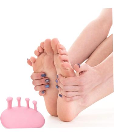Silicone Gel Toe Spreader & Hammer Toe Splint - Miss Fashionable Pink | 1 Pair Toe Separator & Protector for Foot Corrector - 11X10X6CM - Buy Online on GoSupps.com