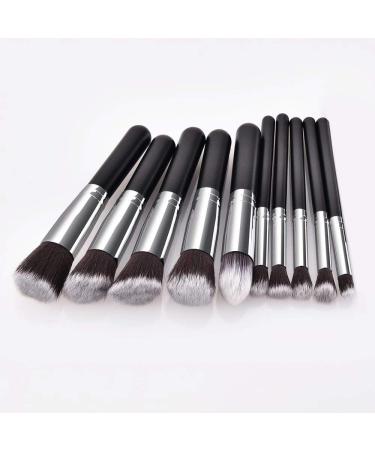 EKdirect Makeup Brush Set | 10-Piece Cosmetic Brushes & PU Leather Holder | 20-Piece Protective Case for Flawless Makeup - Buy Online on GoSupps.com