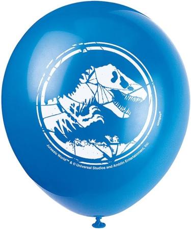 Jurassic World 2 Latex Balloons - 12 | Assorted Colors | 8 Pcs | 12 Inch - Multicolor - Buy Online on GoSupps.com