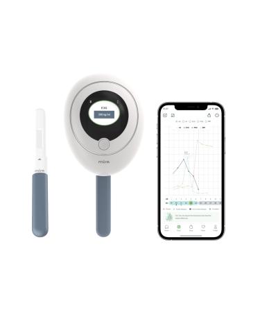 Mira Fertility Plus Tracking Monitor Kit with 10 Estrogen + LH Ovulation Test Wands and Connected App, Patented Smart System Predicts Ovulation with Actual LH and E3G Concentrations MIRA PLUS KIT ESTROGEN + LH