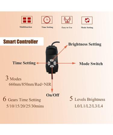 Infrared Red Light Therapy Lamp with Height Adjustable Stand - 660nm 850nm Near Infrared Bulb for Pain Relief - Includes Eye Mask - 35-67 Height - Buy Online on GoSupps.com