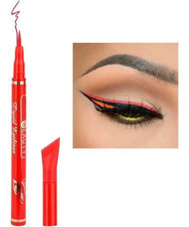 1/12 Colors Liquid Eyeliner Set Eyeliner Set Pigmented Rainbow Colorful Neon Eyeliner Pencil Waterproof Eye Shadow Pencil Long Lasting Wingtail Eyeliner for Mom Wife Girlfriend 02# - Buy Online on GoSupps.com