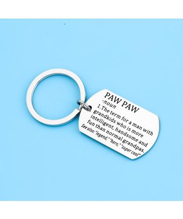 ENSIANTH Pawpaw Gift Father's Day Gift Grandpa keychain Gift Best Pawpaw Ever Pawpaw Birthday Gift Pawpaw Key S - Buy Online on GoSupps.com