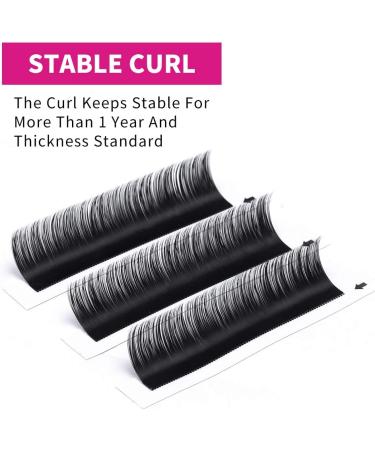 Fadlash Easy Fan Lashes DD Curl 0.07 11-19mm Mixed Length Russian Eyelashes Extensions - Buy Online on GoSupps.com