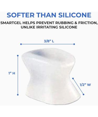 Happy Feet Toe Separators for Bunion Pain - Hallux valgus and Toe Pain - 6 Pack Toe Spacers and Toe Spreaders - Soft Gel Bunion Correctors - Gel Orthotics for Overlapping Toes and Other Toe Pains - Buy Online on GoSupps.com