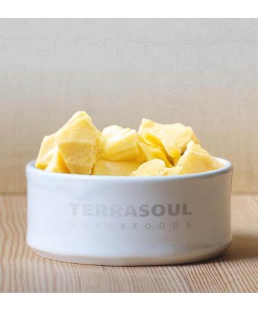 Terrasoul Superfoods Organic Cacao Butter 1 Lb - Raw, Keto, Vegan, Unrefined - Buy Online on GoSupps.com