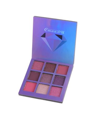 FRCOLOR 2pcs 9 Mattes Glitter Eyeshadow Palette - Metallic Shimmer & Lasting Purple Sequins for Stunning Eye Looks | International Shipping Available - Buy Online on GoSupps.com