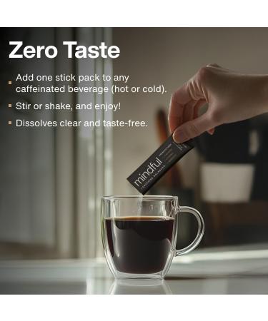 Mindful Tasteless Prebiotic Fiber for Your Coffee - Enhanced with L-Theanine Magnesium B Vitamins - Dissolves Clear & Taste-Free - Unflavored Unsweetened (7 Count) 7 Count (Pack of 1) - Buy Online on GoSupps.com