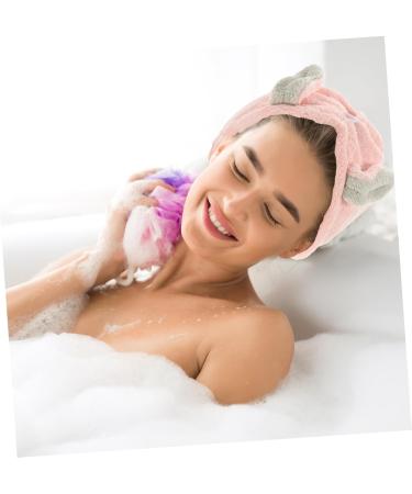 2pcs Quick Dry Hair Towel Set - Shower Cap & Hair Plopping Turban for Curly Hair | Fast Hair Dryer Towel with Rabbit Ears - Buy Online on GoSupps.com