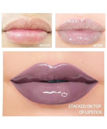 Boobeen Hydrating Lip Oil Gloss - Volumizing Plumping Lip Gel for Subtle Shine and Moisture - Lightweight Clear Lip Gloss with Green Tint - Buy Online on GoSupps.com